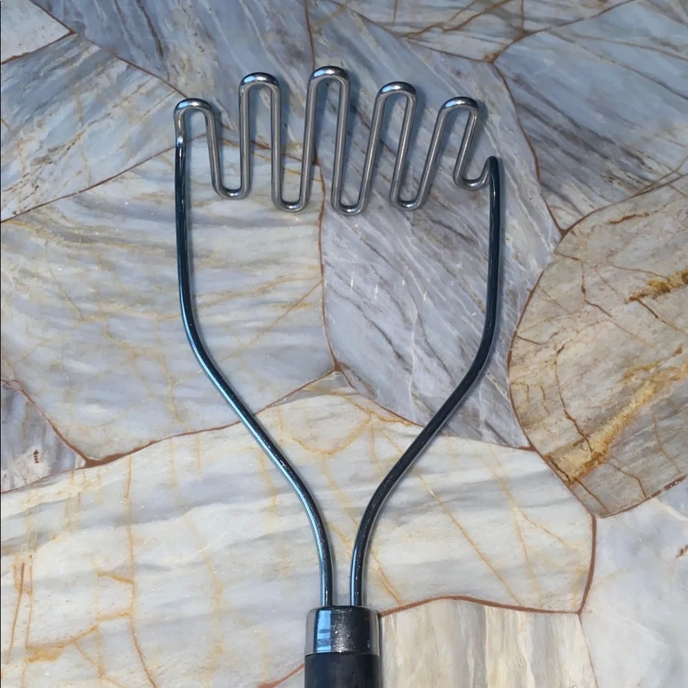 IKEA Black and Silver Potato Masher